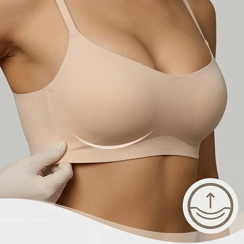 

Seamless Wireless Bra One Piece Push Up Lingerie Anti Sagging Comfort Breathable Invisible Everyday Underwear For Women
