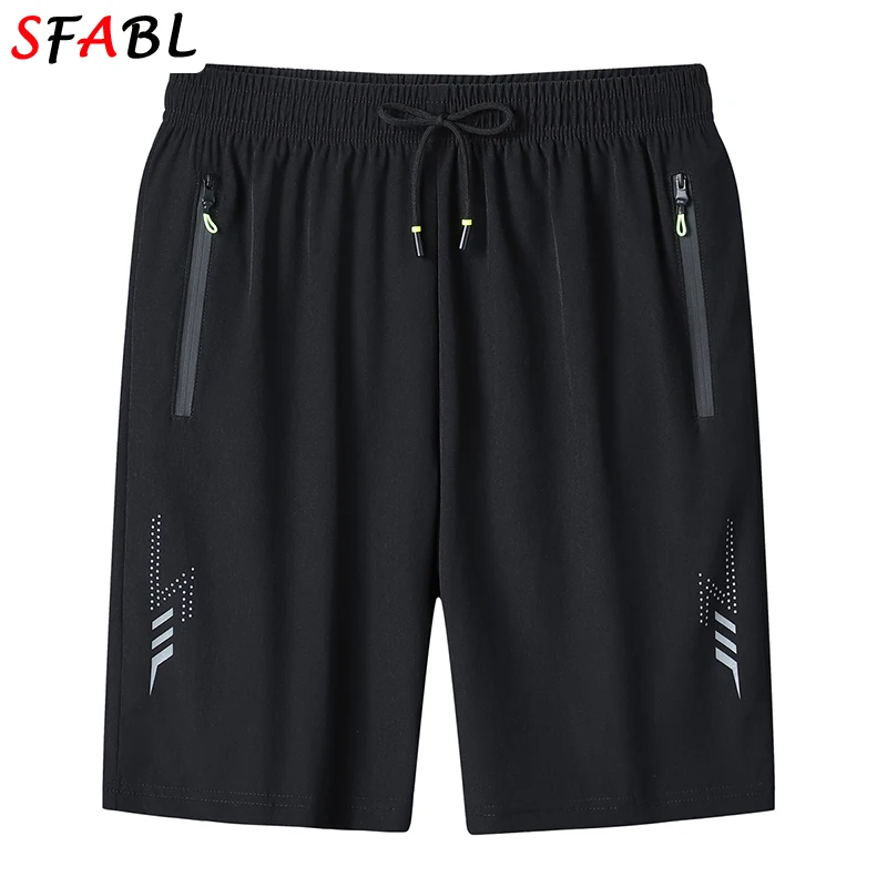 

Quick Dry Men Casual Shorts New Summer Fashion Short Men's Solid Color Gym Fitness Breathable Shorts Men Running Short Pants 3XL