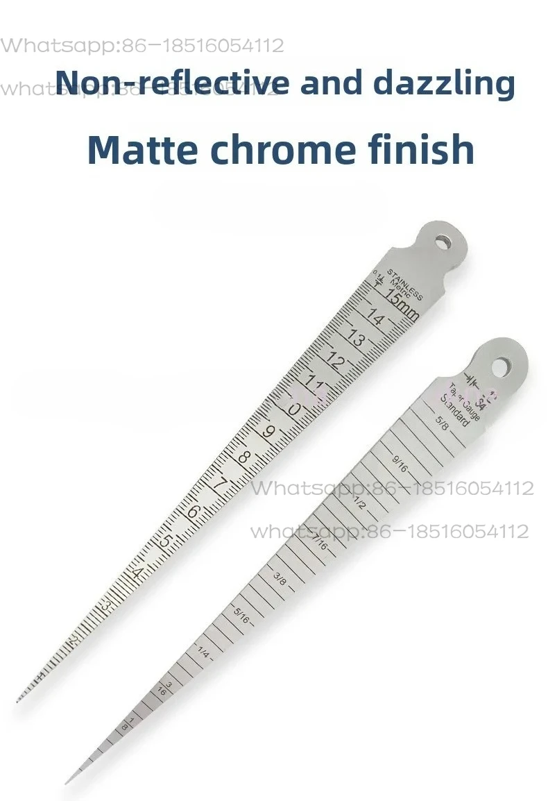 Cone gauge, plug , stainless steel triangle wedge , aperture , gap gauge 1-15-30-45-60mm