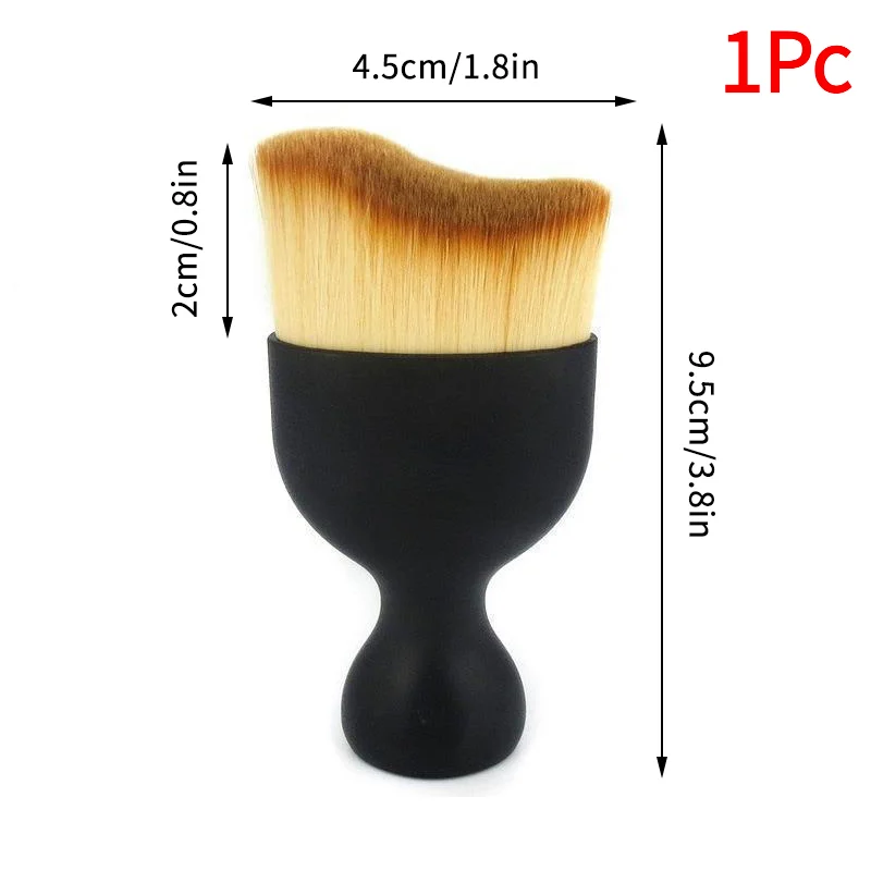 Car Interior Cleaning Brush Curved Design Ultra Soft Dust Sweeping Soft Brush Air Conditioning Outlet Car Beauty Cleaning Tools.