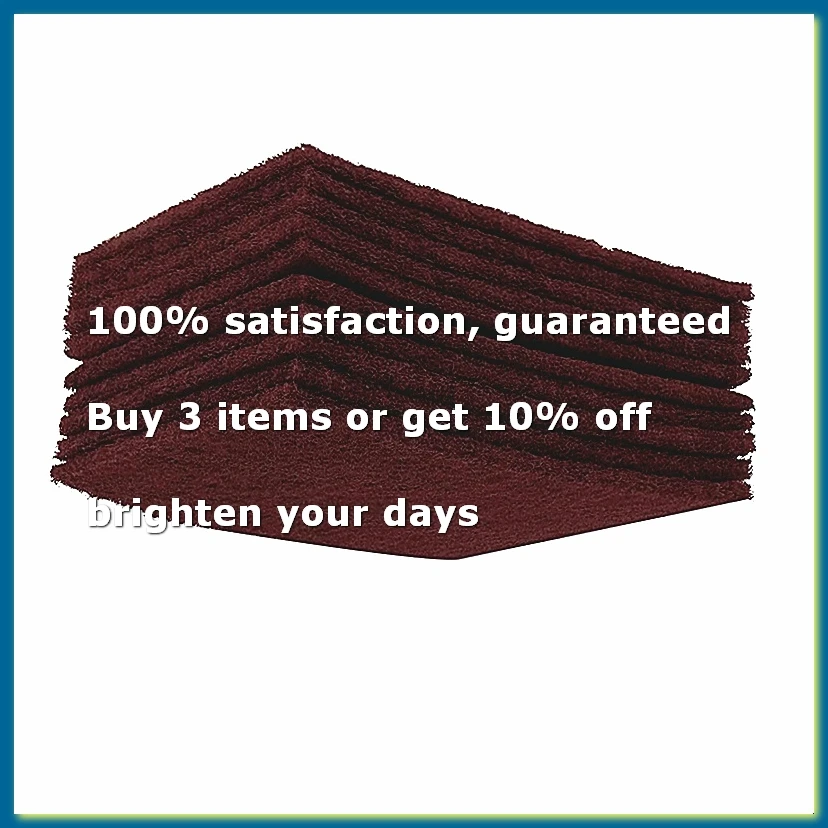 Scuff Pads 6 Inch X 9 Inch, Scuffing, Scouring, Paint Primer Prep Adhesion Scratch Preparation of Woodworking 10pcs