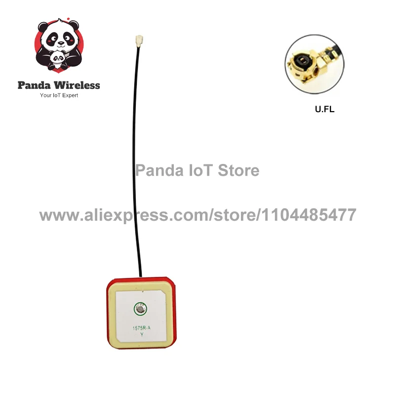 

2Pcs GPS Ceramic Antenna Set High Precision 3cm-30cm Adjustable GLONASS Active Passive U.FL Interface for UAV Orientation