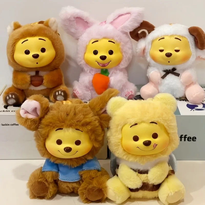

Hot Sale Disney Pooh Bear Series Blind Box Naughty Party Vinyl Dolls Pendant Childrens Toy Cute Model Birthday Trendy Toy Gifts
