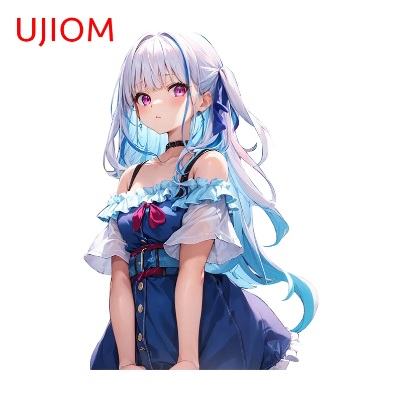 UJIOM 13cm X 9cm Anime Lize Helesta Wall Sticker Interesting Creativite Baby Nursery Room Trunk Decal Wallpapers Home Decor