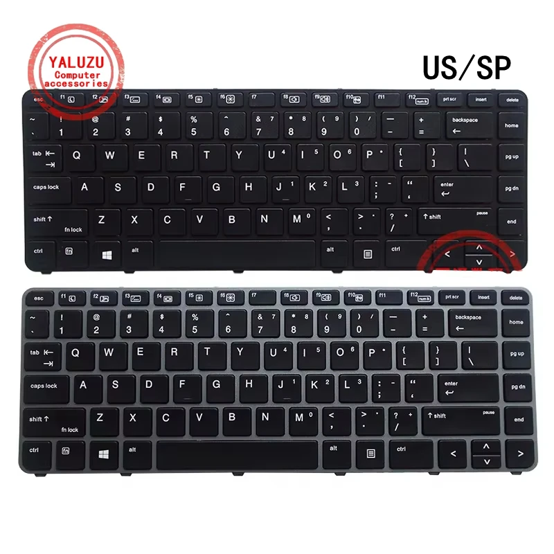 US/SP English/Spanish NEW Laptop Keyboard For HP Elitebook Folio 1040 G3 HSTNN-Q99C