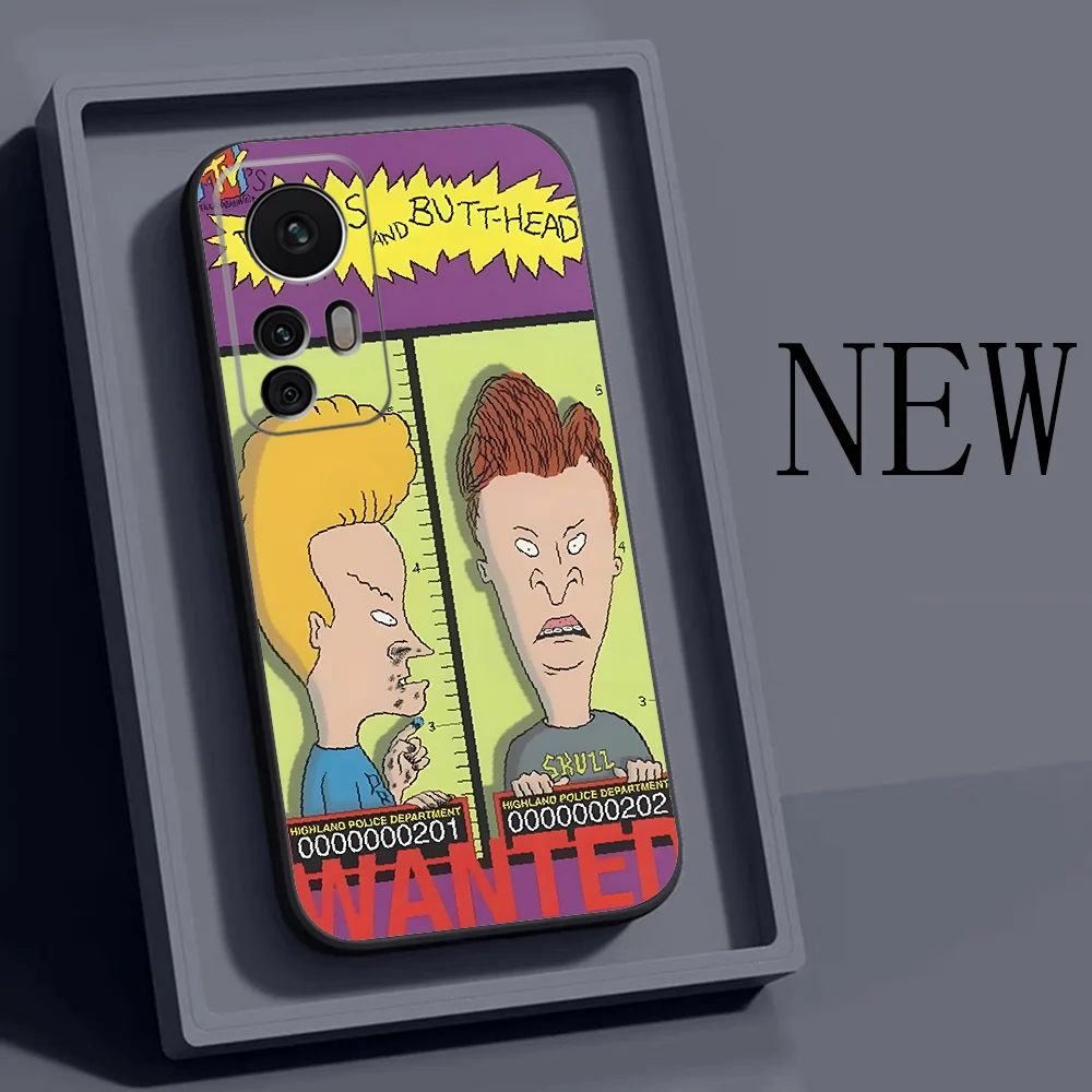 Beavis And Butthead Phone Case For Xiaomi 12 Pro 11 10 13 Lite 10T-10T Pro 12X 11i-POCO F3 Pro Note POCO M4 M3 X4 Cover