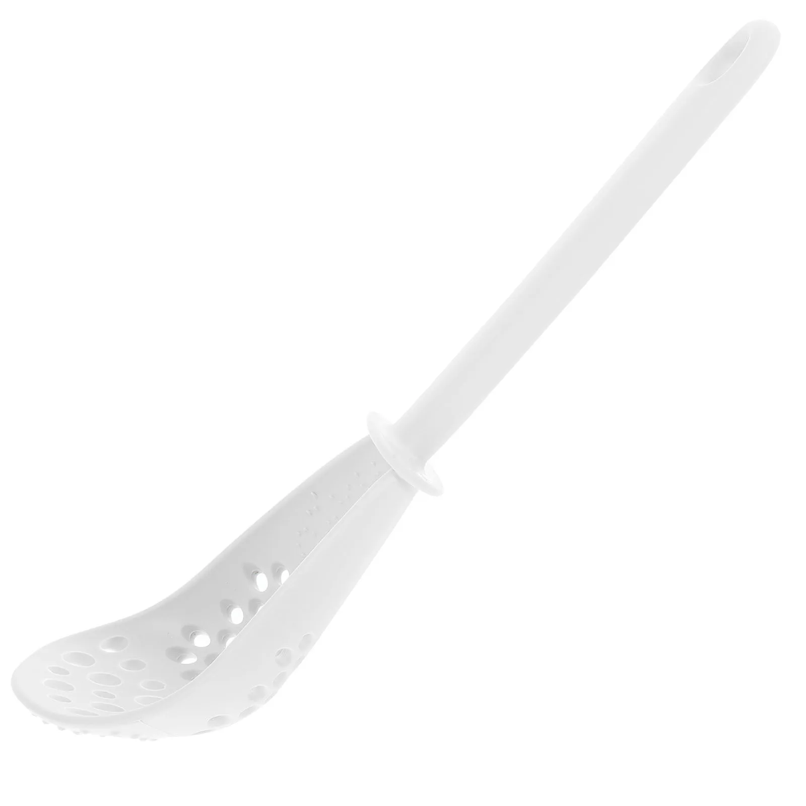 

Multifunctional Cooking Spoon Kitchen Masher Strainer White Plastic Potato Crusher Garlic Mincers Ginger Grinder Masher