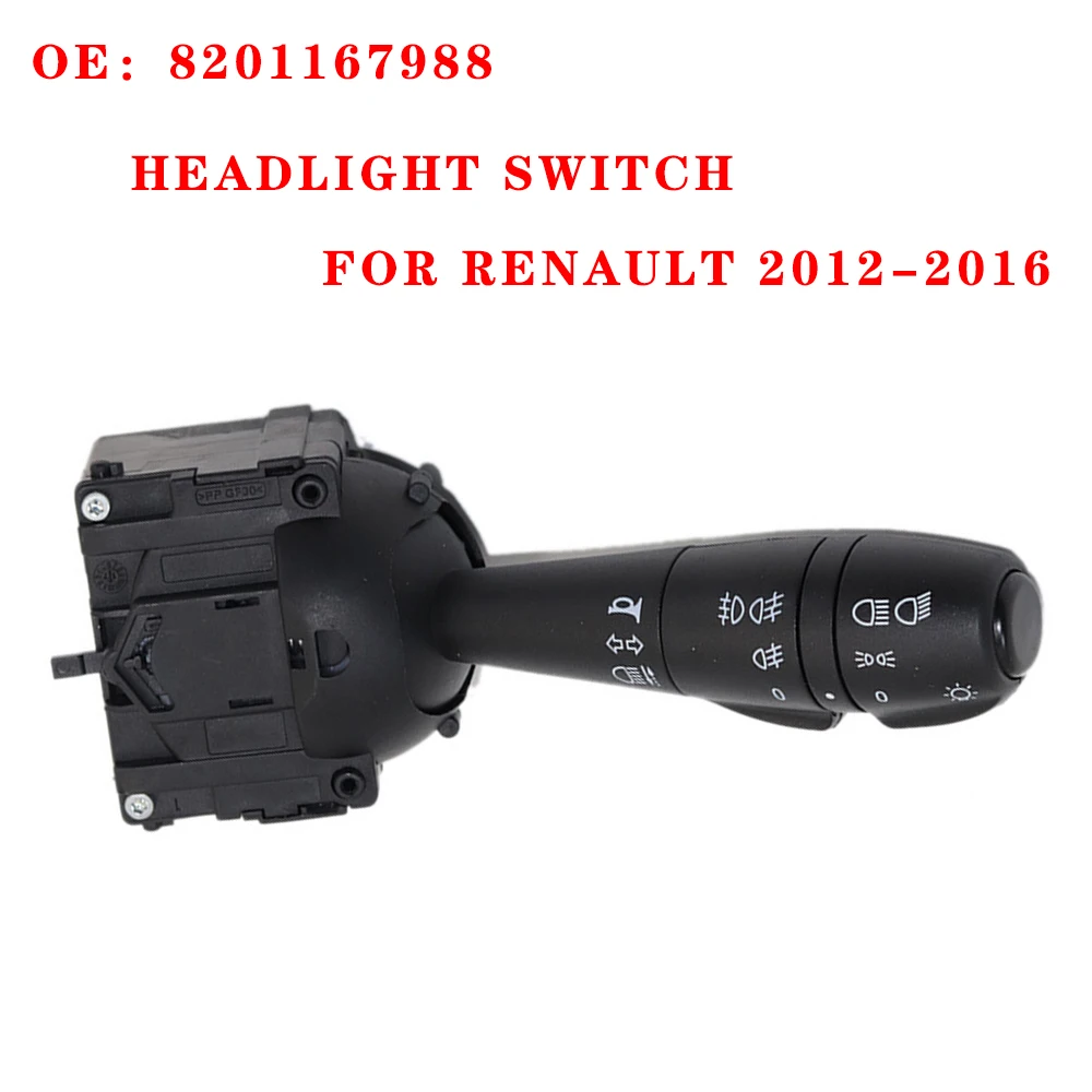 

8201167988 255405056R 255400337R For Renault Headlight Switch Combination Switch Headlight Switch for Renault 12 to 16 year