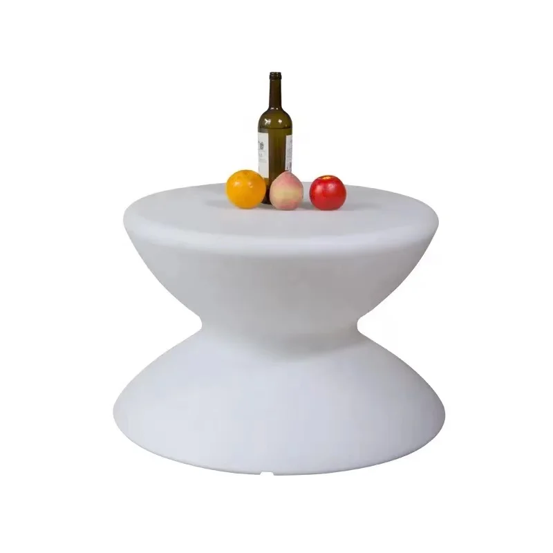 

Outdoor Garden Pool Furniture Side Table for Sun Loungers PE Stool Leisure Chair Beach Garden Coffee Tea Tables