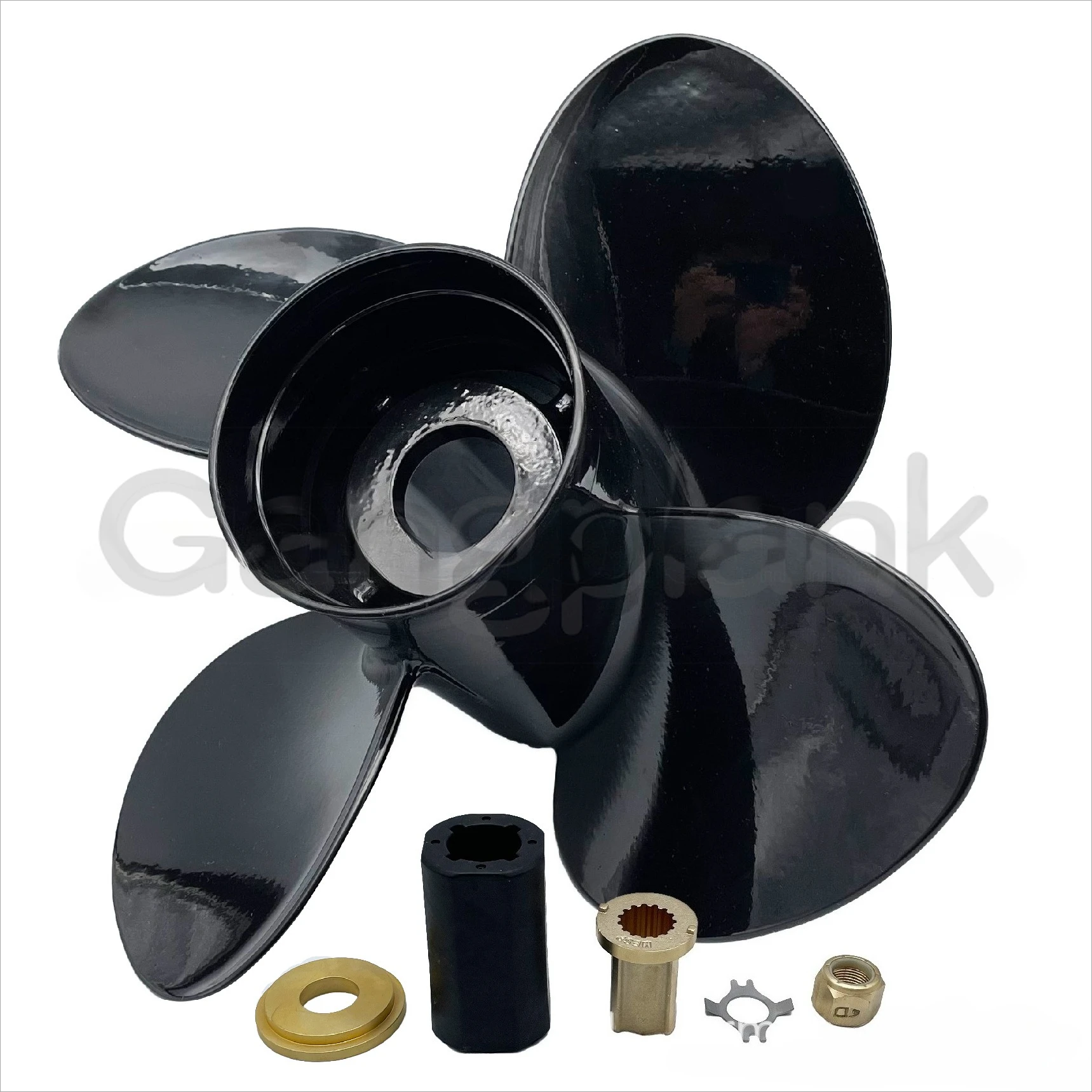 Outboard Engine Aluminum Alloy 4-blade Marine Propeller for Mercury 90-300HP 15X15 14 1/2X15 14 1/2X17 14X17 14X19 14X21