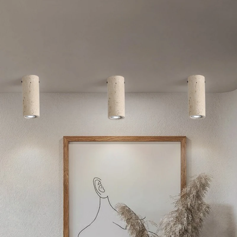 Spanish Yellowstone Stone Dining Room Ceiling Light Parlor Aisle Corridor Hanging Lamp E27 Dropshipping 110-240V