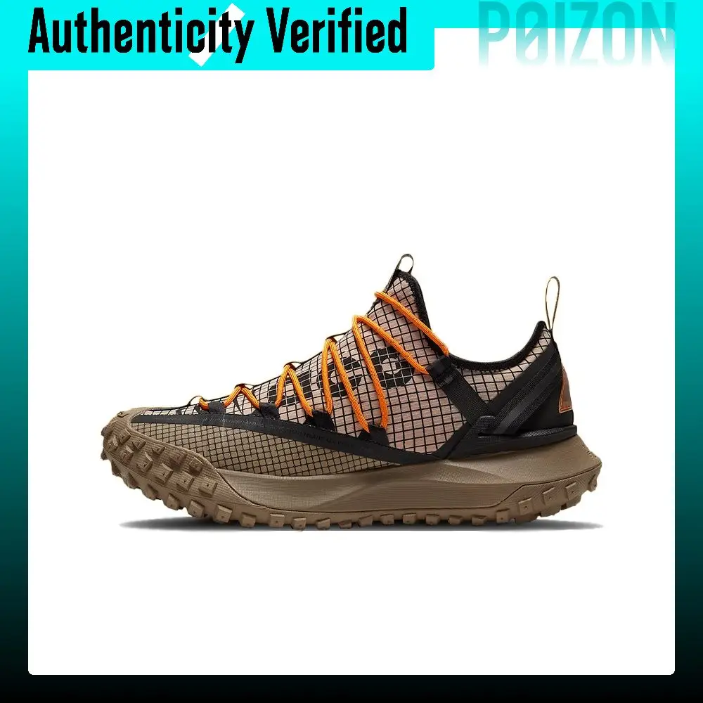 Nike ACG Mountain Fly Outdoor Shoes Unisex Low Top Black/Brown/Orange DA5424-200