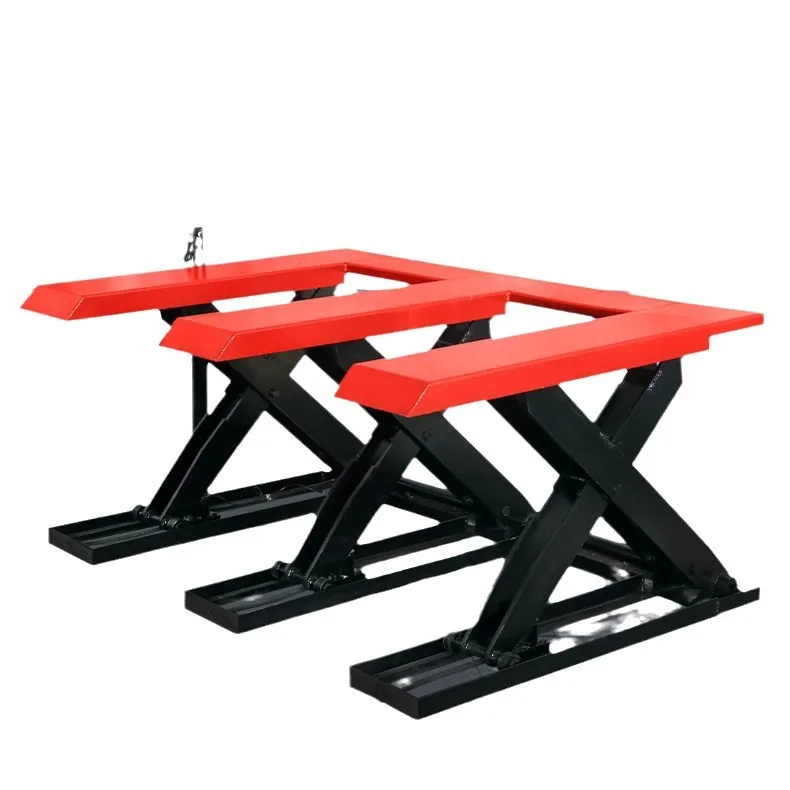 

E-type lifting platform photoelectric induction feeding and cutting machine fixed scissor type automatic