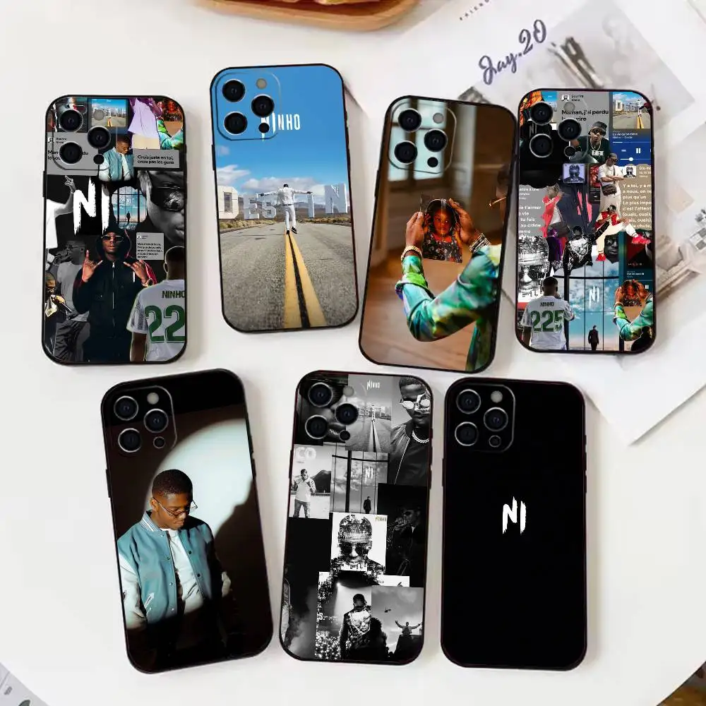 

Rapper N-Ninho N-NI Phone Case For iPhone 17 16 15 11 12 14 13 Pro Max Mini X XS XR 7 Plus 17E Shockproof Silicone Cover Fundas