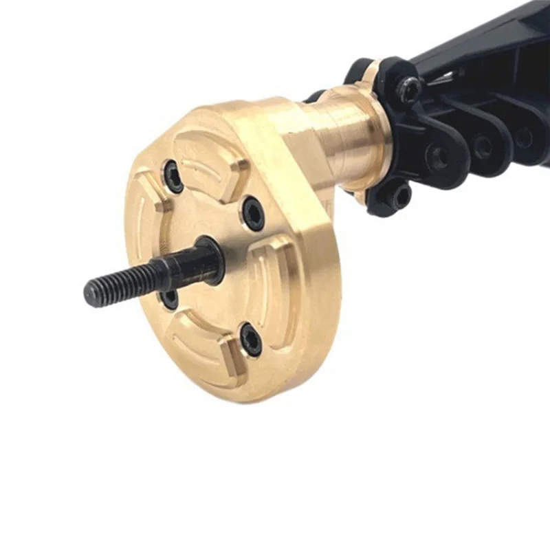 2PCS RC รถอัพเกรดทองเหลืองด้านหน้าและด้านหลังเพลา Counterweights ชุดสําหรับ MJX 1/12 H12Y H12Y + RC รถอะไหล่