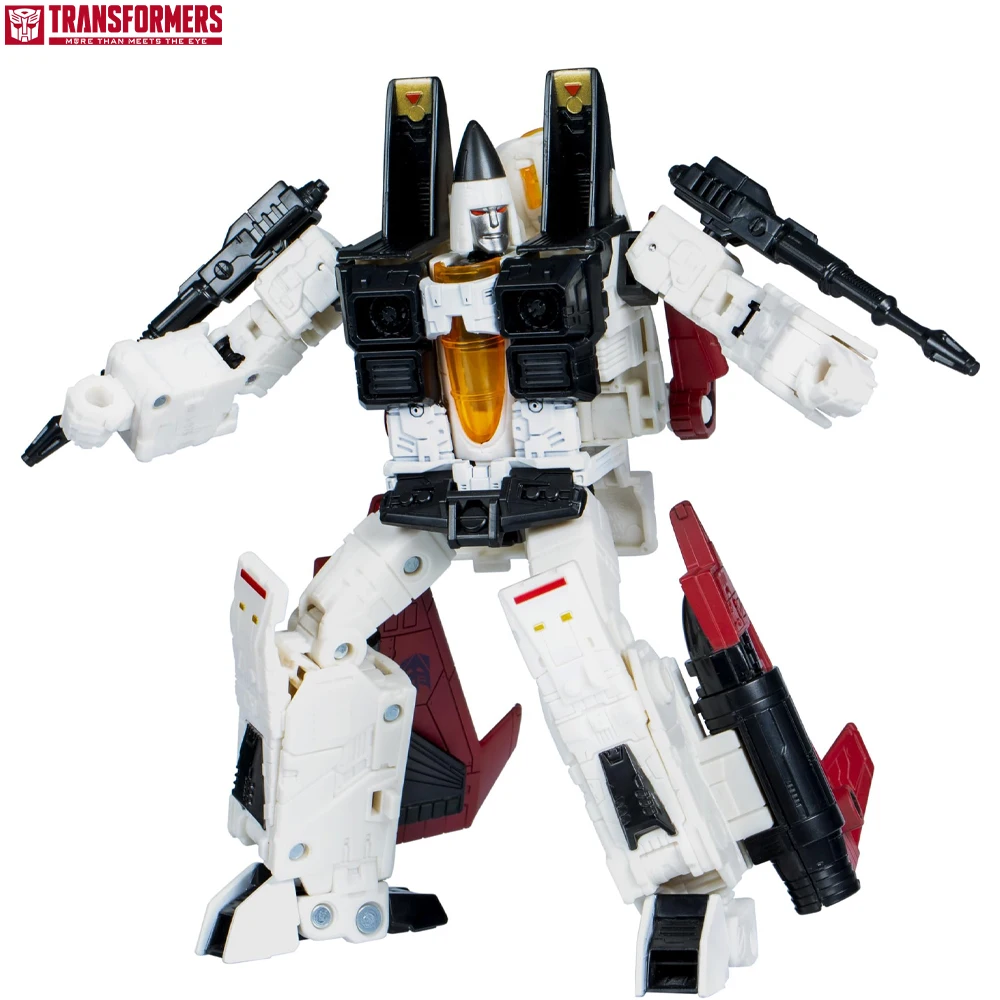 Transformers Legacy United Voyager Classe G1 Universe Ramjet, boneco de ação de conversão de 7 polegadas, para meninos e meninas de 8 anos ou mais