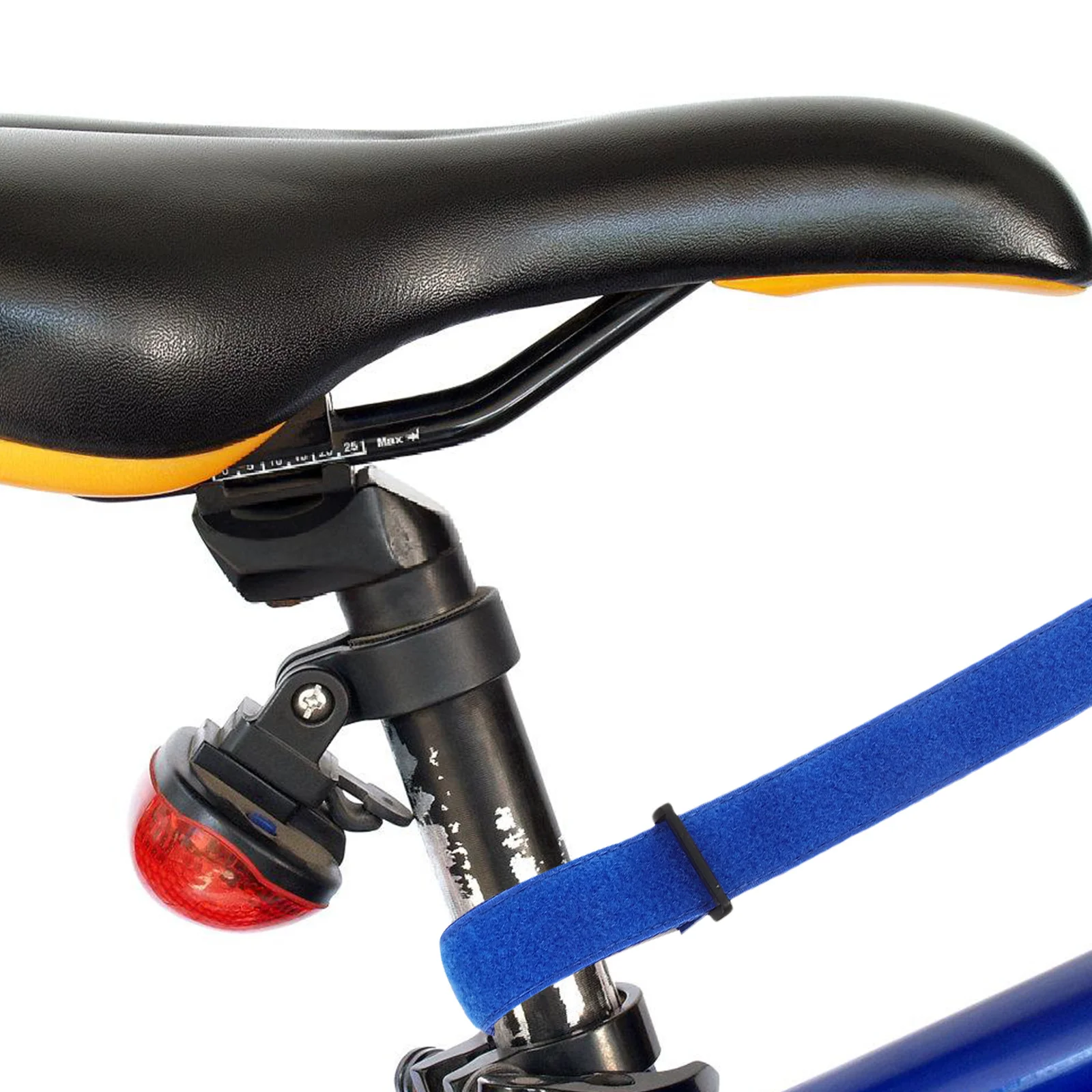 

2Pcs Bicycle Binders Adjustable Antislip Straps Hook Loop Fastening Stabilizer Cycling Accessories Blue Bikes Stabilizer Strap