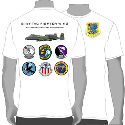 81st Tactical Fighter Wing Squadron T-Shirt, USAF Licensed Product