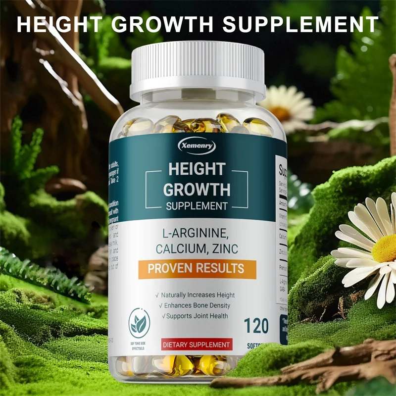 

Height Growth Supplements - Support Joint and Bone Health, Promote Absorption, and Increase Height Naturally