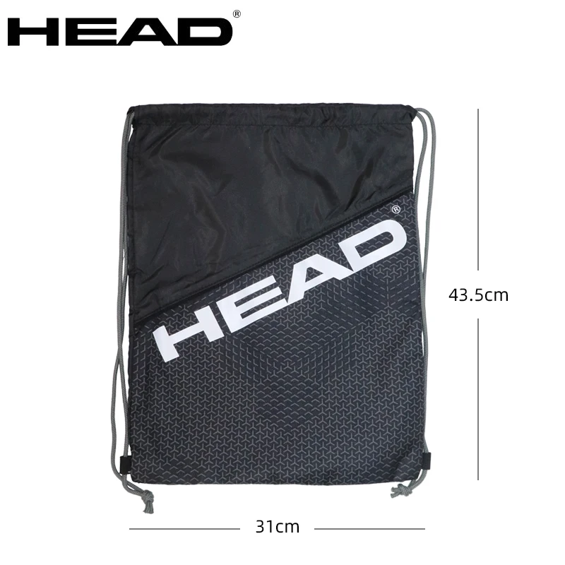 HEAD Tour Team Tennis Shoes Storage Bag Sports Casual Drawstring Bags Dirty Pocket Men Women Running Tennis Shoes Accessories