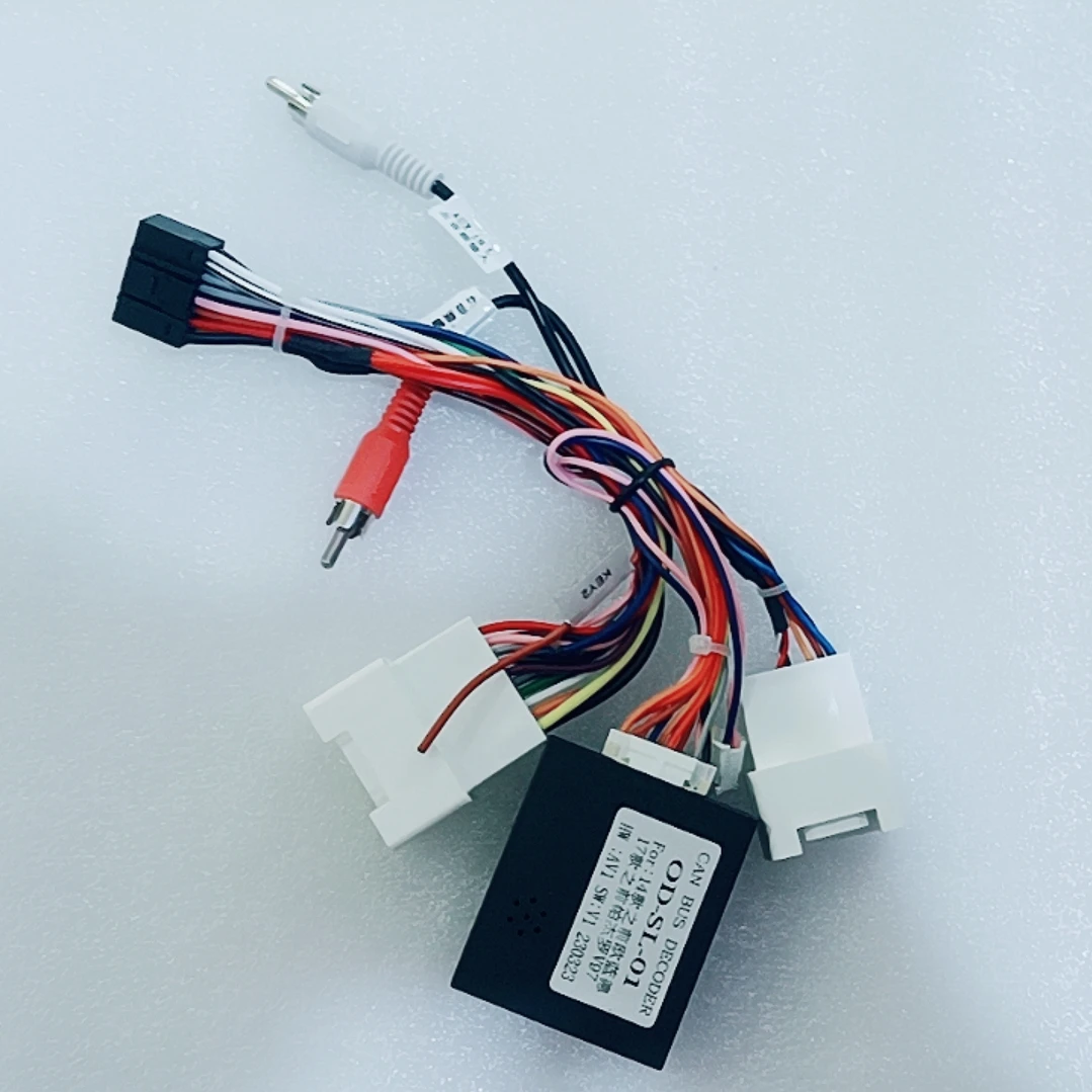 2008-15 三菱ランサー ASX ロックフォードラジオビデオ Canbus ボックス電源ケーブル付き
