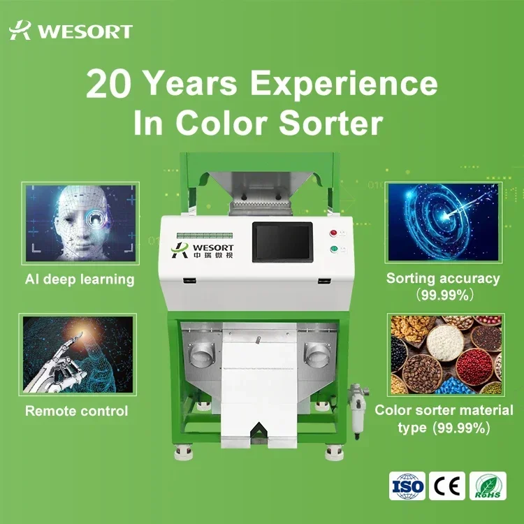Color Sorting Machine for Chia Seeds - Seed Color Sorter for Precision Agricultural Processing