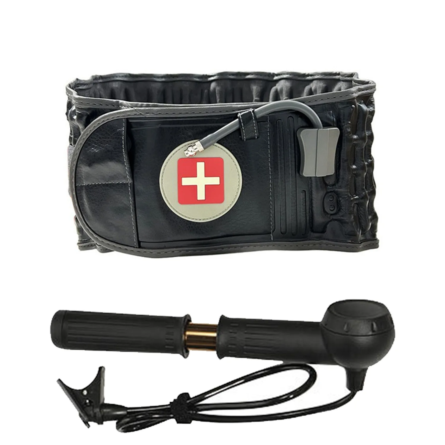 

Inflatable Waist Brace Waist Fixed Belt Traction Belt Suitable for Male and Female Adult Lumbar Spine Air Traction Device