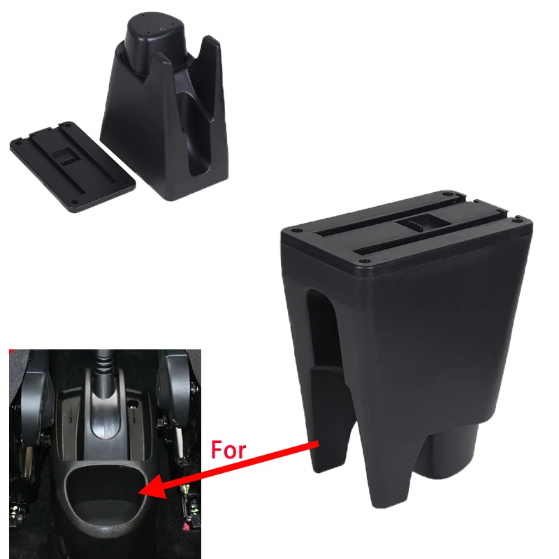 For Citroen C1 Armrest Box for Peugeot 107 Toyota Aygo BJ Armrest Car Accessories Store Box Interior Detail Simple Installation