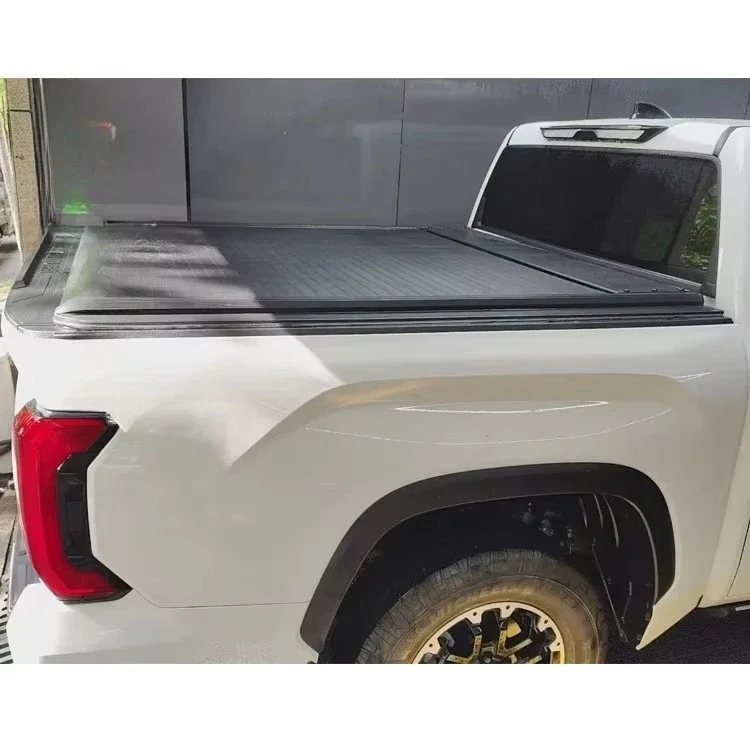 High Quality Aluminum Alloy Hard Retractable Tonneau Cover Pickup Truck Roller Shutter Cover for Tundra 6.5FT Tacoma 6FT