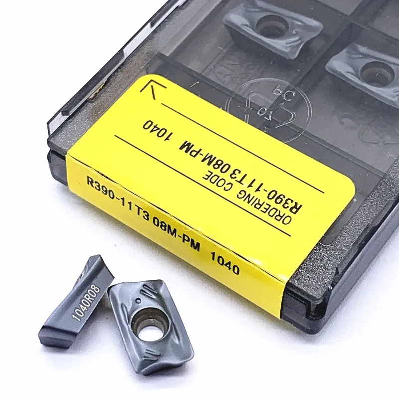 10PC R390 11T308 PM Carbide Inserts for Indexable Face Milling Turning CNC Tools