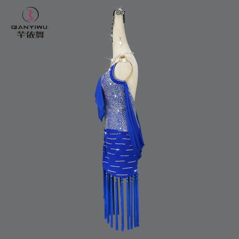 Nuevo Vestido de Baile Latino, Ropa de Actuación, Falda Sexy con Flecos para Mujer, Ropa de Práctica de Baile de Salón, Disfraz de Cabaret, Vestido de Fiesta, Samba para Damas fiesta vestuario flamenco trajes samba com