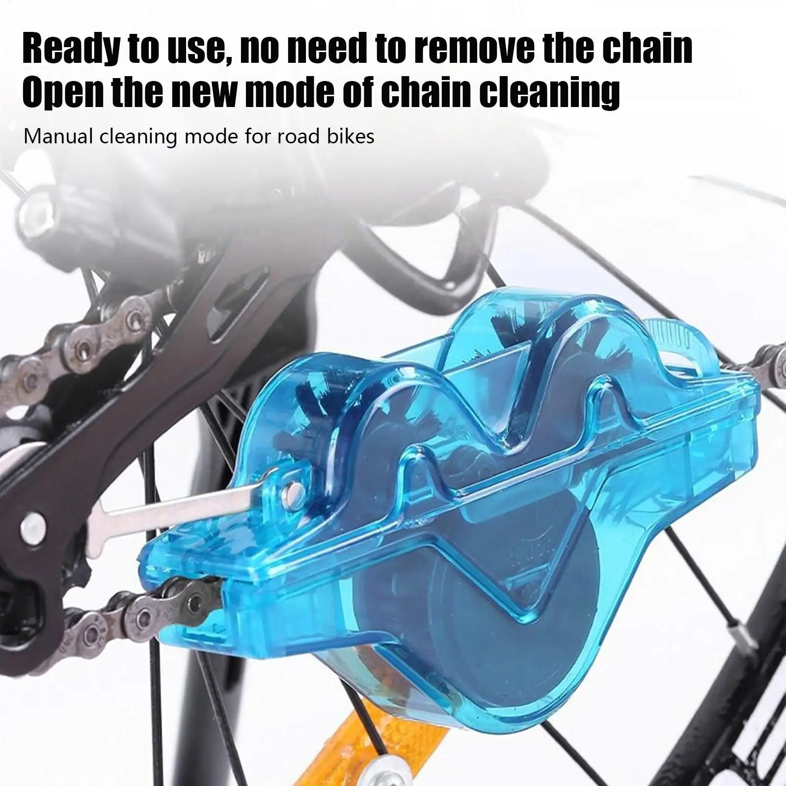 Cycling Chain Cleaner Kit Road Bike Chain Cleaning Washer for Cycling Portable Cleaning Tools Bike Accessories for Road Mountain - view 4