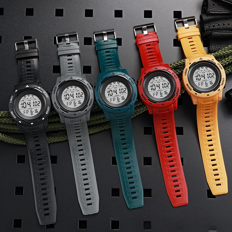 Couple Sports Electronic Watch Multi Functional Large Screen Outdoor Watch