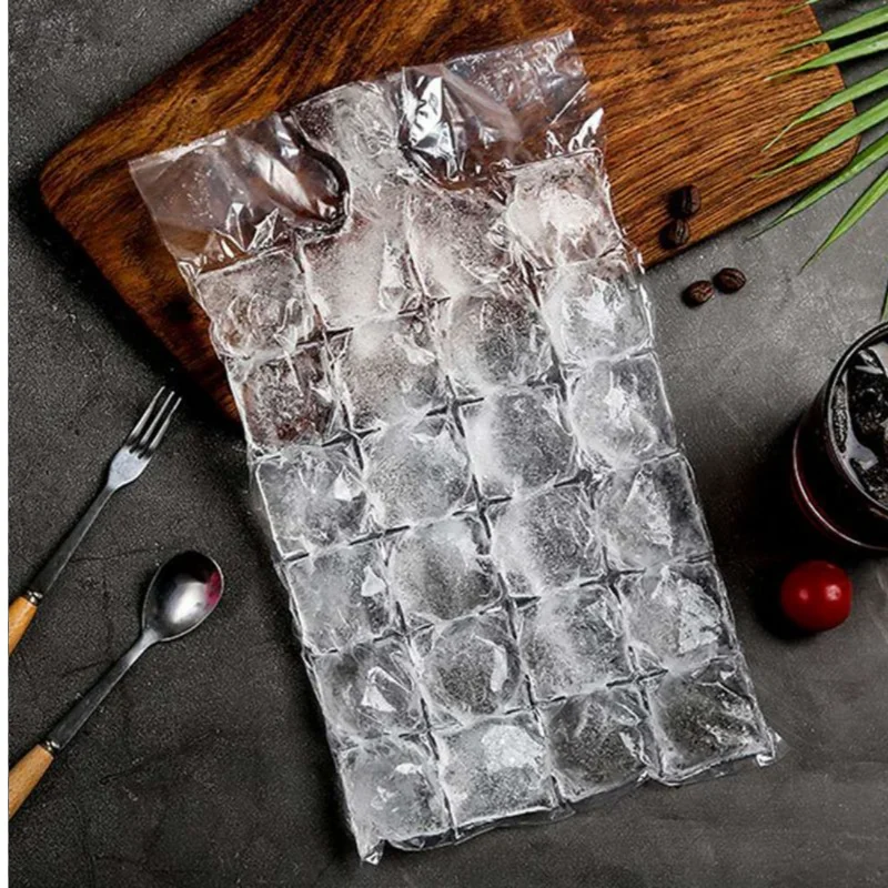 DIY disposable ice cube bags self-sealing ice cube bags transparent quick-frozen ice mold bags kitchen gadgets 10 pack