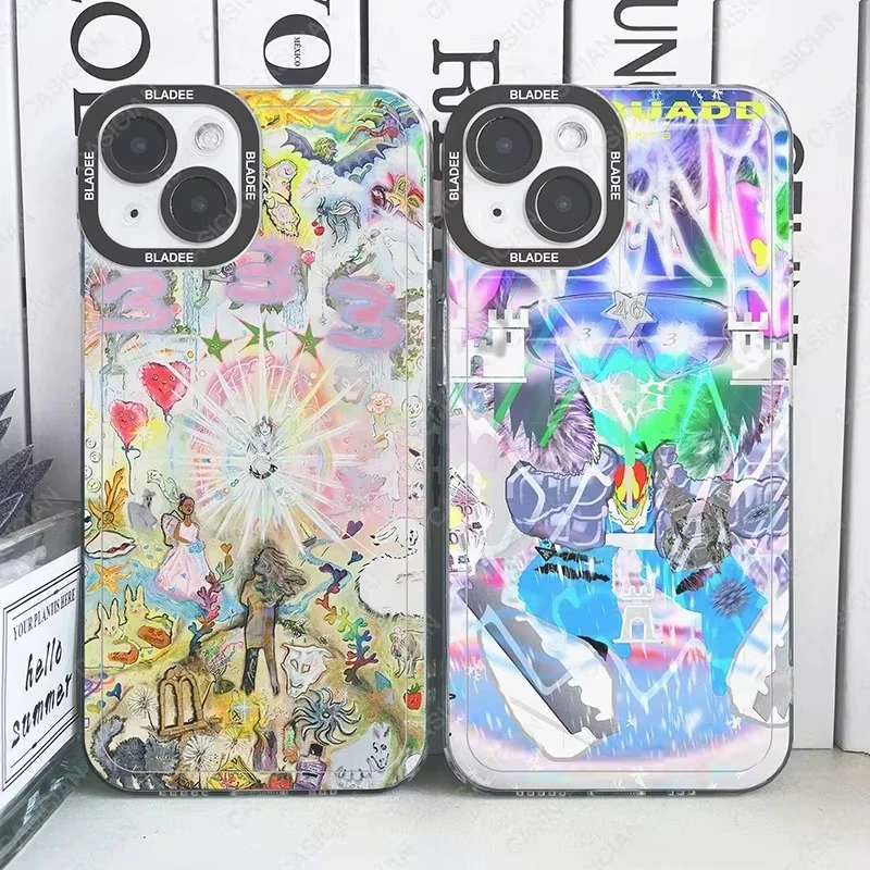 Phone Case for  iPhone16 15 14  13 12 11 Pro Max X XR XS 8 7 6  Plus Bladee 333 Drain Gang IceDancer Eversince Ticket soft cover