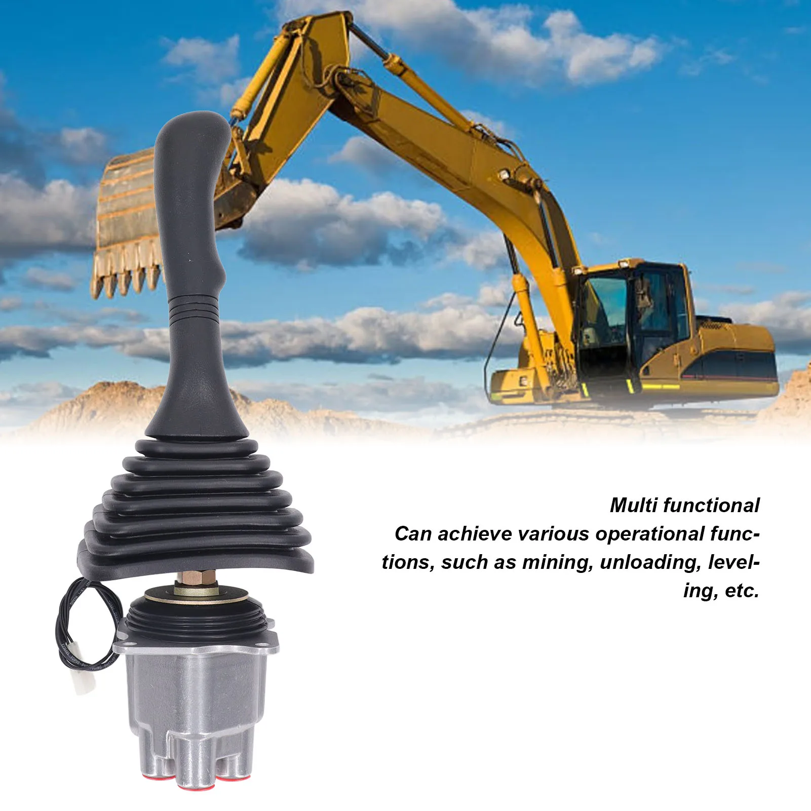 

Valve Joystick Right Excavator Joystick Valve Joystick Excavator Control Handle for Komatsu PC200 6 PC200 7 PC200 8