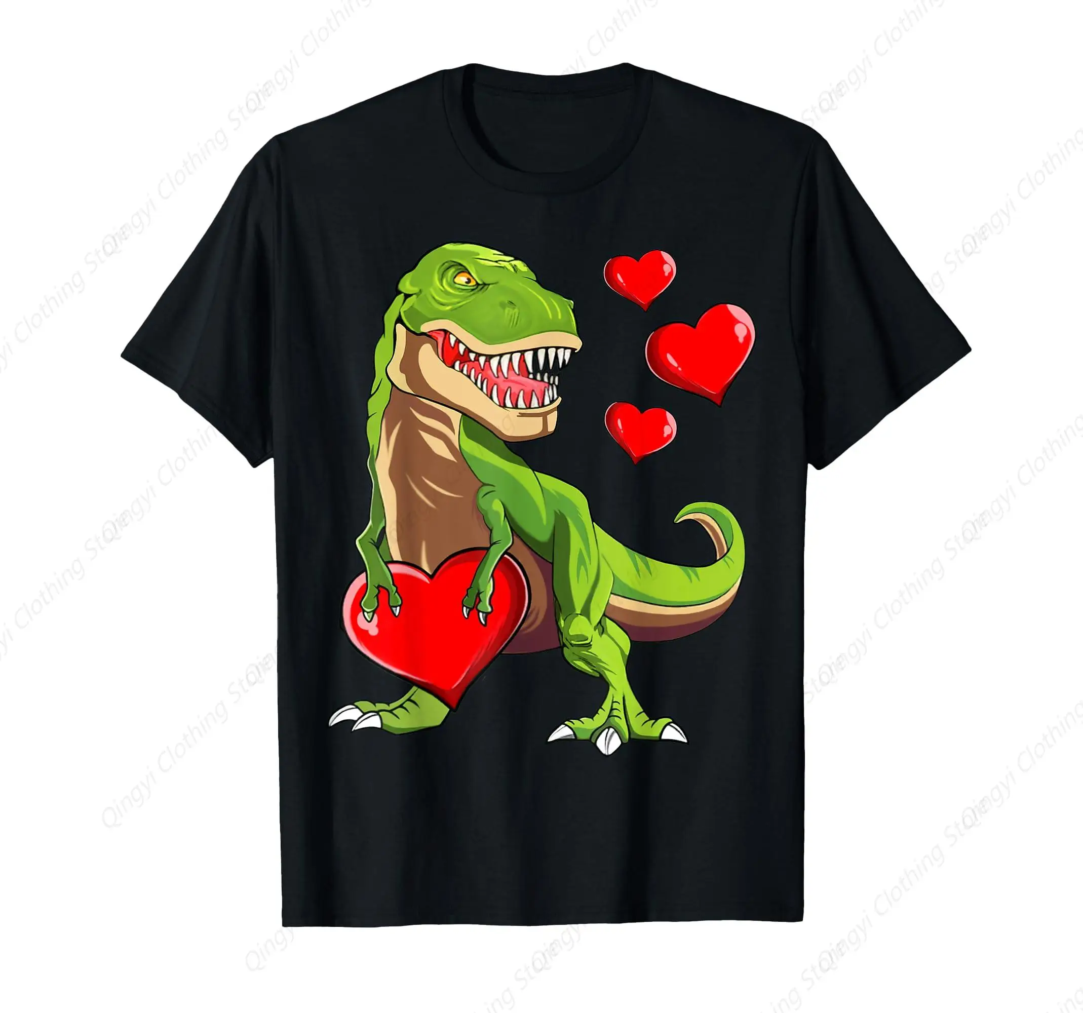 

Steal Hearts Trex Dino Boys Valentines Day Dinosaur T-Shirt