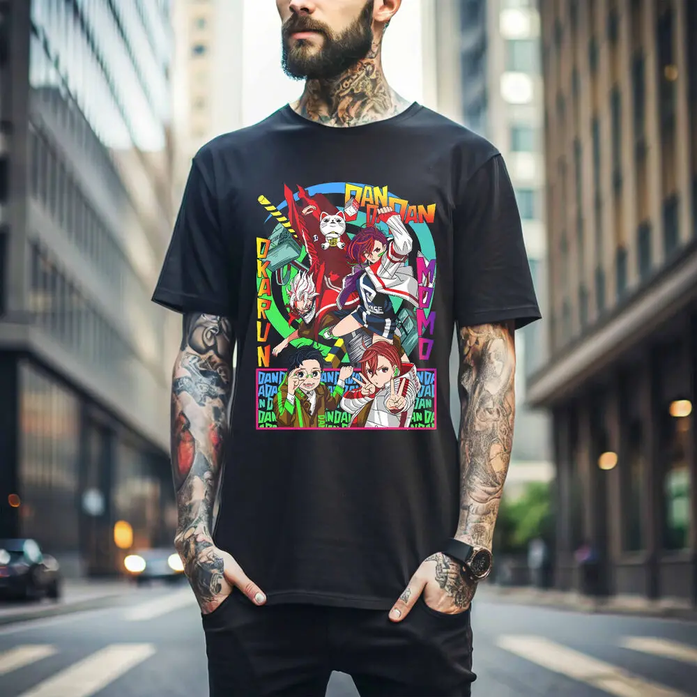 Dandadan Okarun T-shirt Momo Ayase Anime Cute Graphic Manga T-shirt All Size