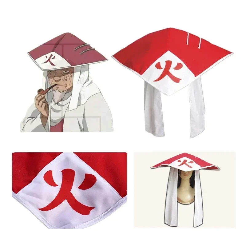 Anime Shippuden Uzumaki Hokage Bamboo Fancy Party Performance Cap Comic Seven Cosplay Hat MN3