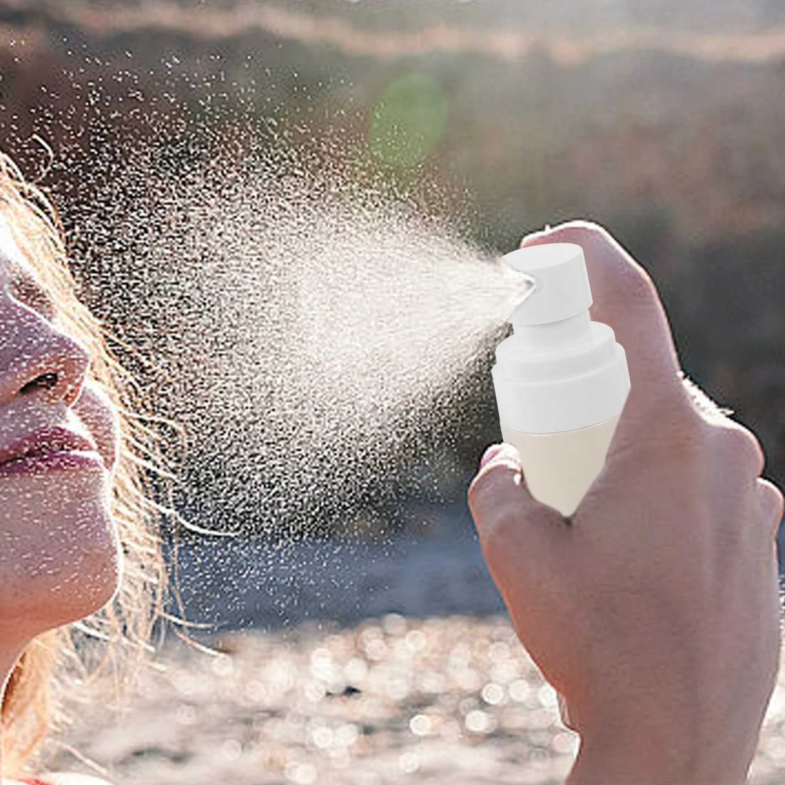 4개 휴대용 스프레이 병 100ml 빈 리필 가능한 플라스틱 미스트 스프레이어 여행용 메이크업 액체 재사용 가능한 소형 스프레이 병