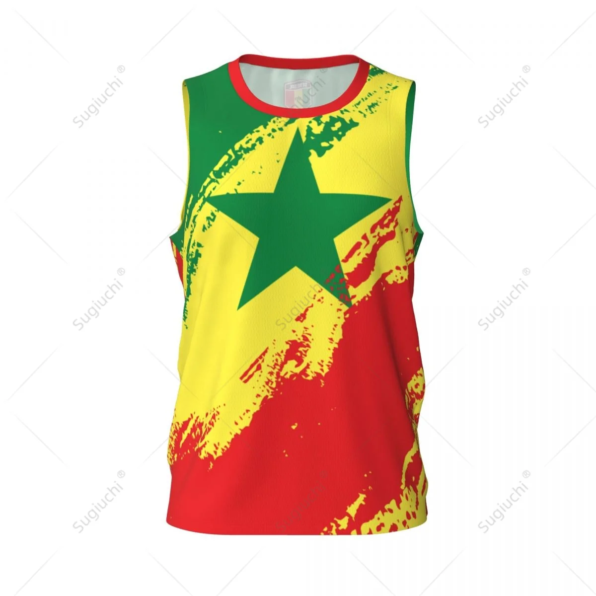 Men Basketball Sports Senegal Flag Running Fitness Multifunction Jersey Sleeveless shirt Custom Name Nunber Exclusive