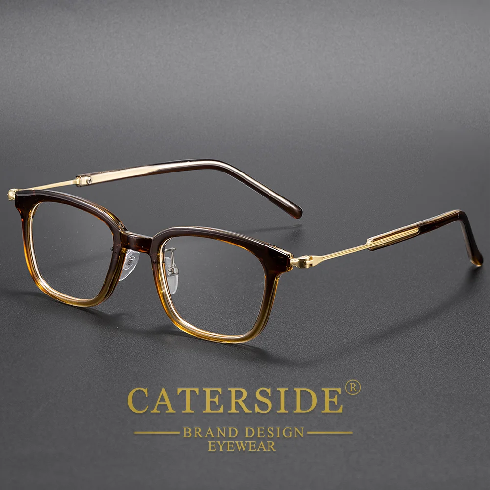 

CATERSIDE мужские ретро оптические очки в квадратной оправе с блокировкой синего света для женщин, для путешествий, деловых вечеринок, праздничных подарков, очков