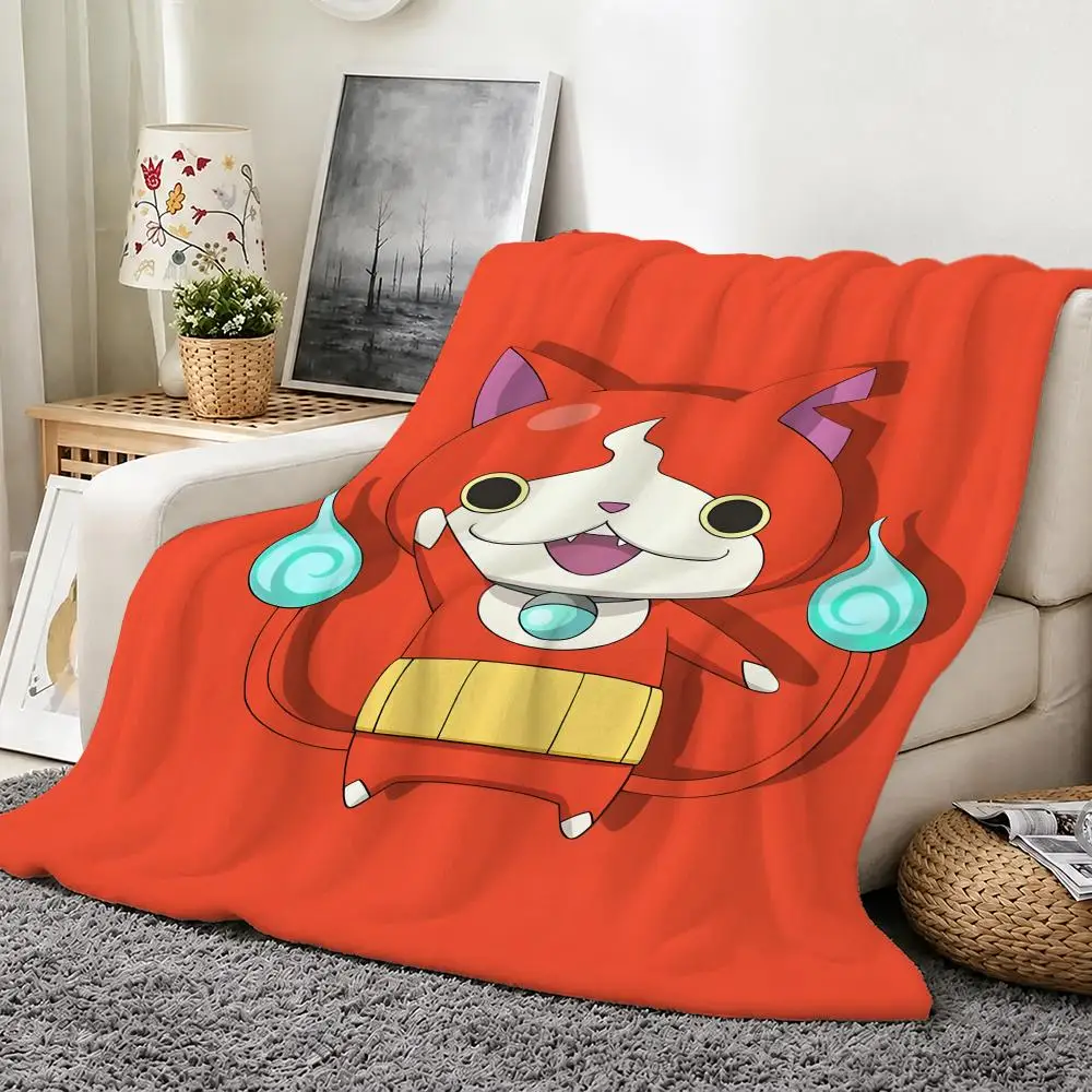 Game Yo-kai Watch Throw Soft Warm Flannel Throw Blanket, Sofa Bed Cover, Picnic Travel Home Decor