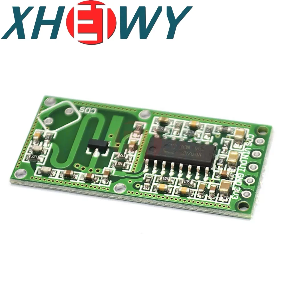 モーションセンサーモジュール,arduino用,マイクロ波レーダー,人体誘導,インテリジェントモジュール,3.3v,5〜8mの距離,diy,RCWL-0516