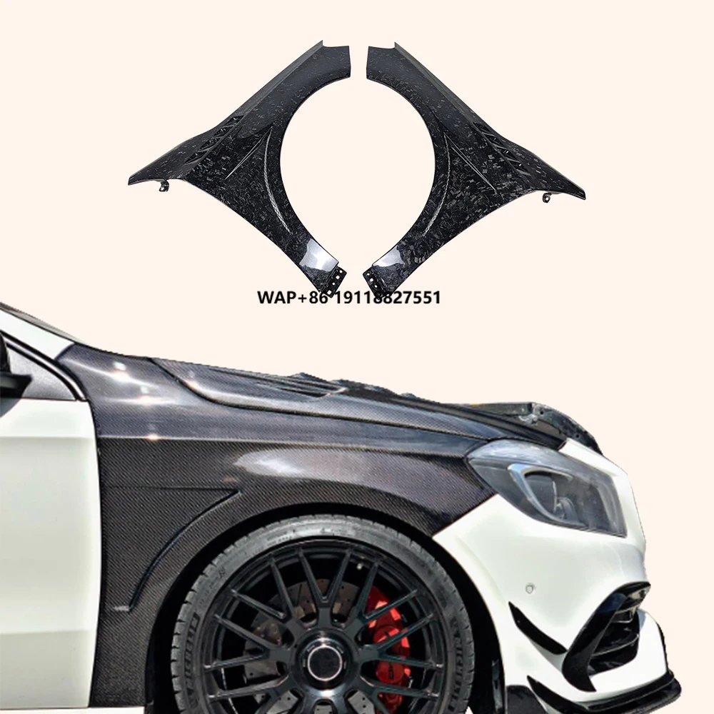 

For A-Class W176 A180 A200 A250 A45 Sport Fender Foeged Carbon