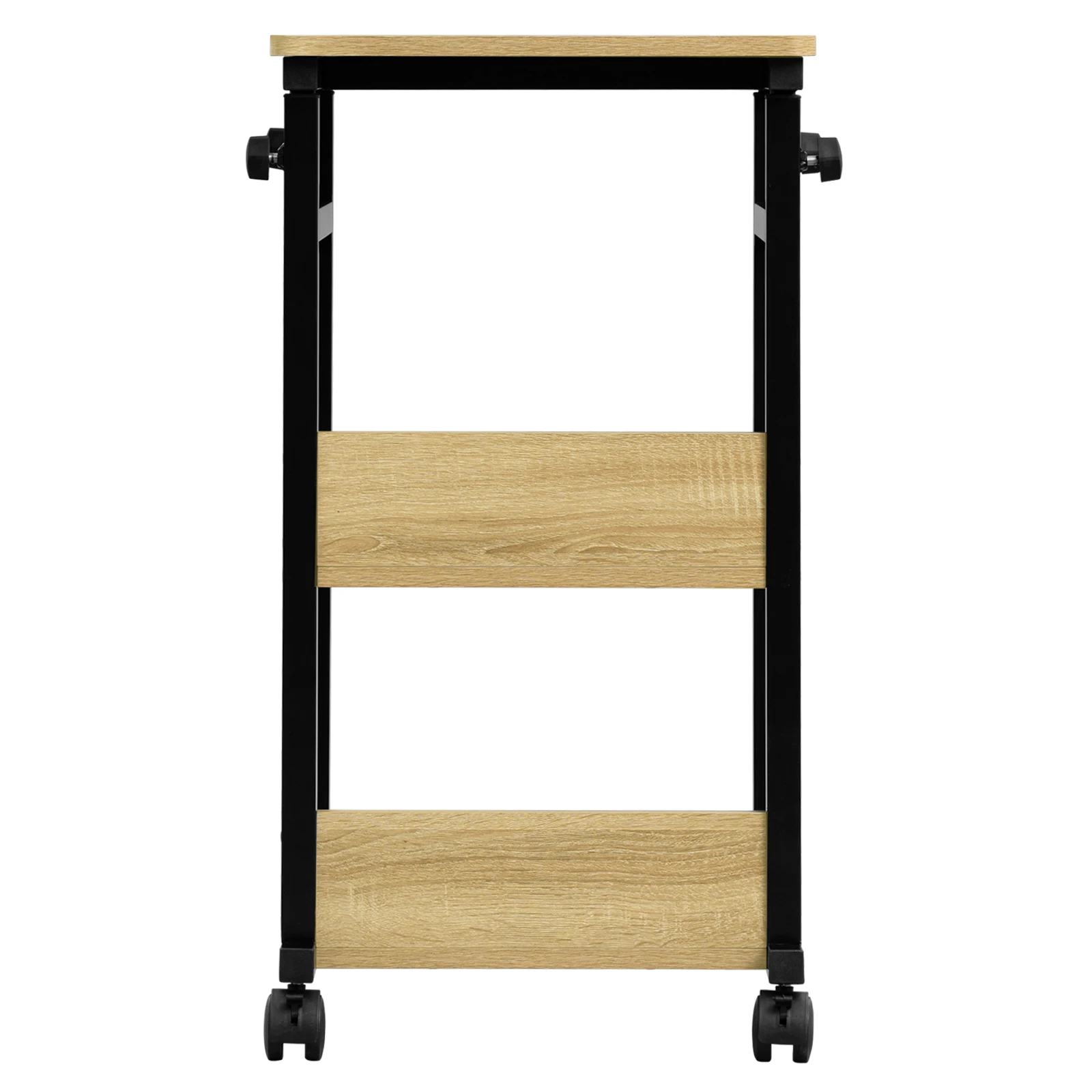WOLTU Couchtisch, Beistelltisch, Bett-Sofa-Laptoptisch, C-förmig, höhenverstellbar, mit Rollen, Beistelltisch für Wohnzimmer, Schlafzimmer – Detail 15