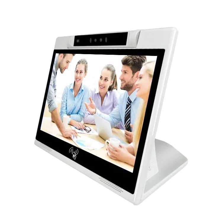 10inch L Shape RK3568 Android11 Tablet PC Digital Signage All in One with BT Rj45 Wifi Stereo Vision Camera for Business Meeting