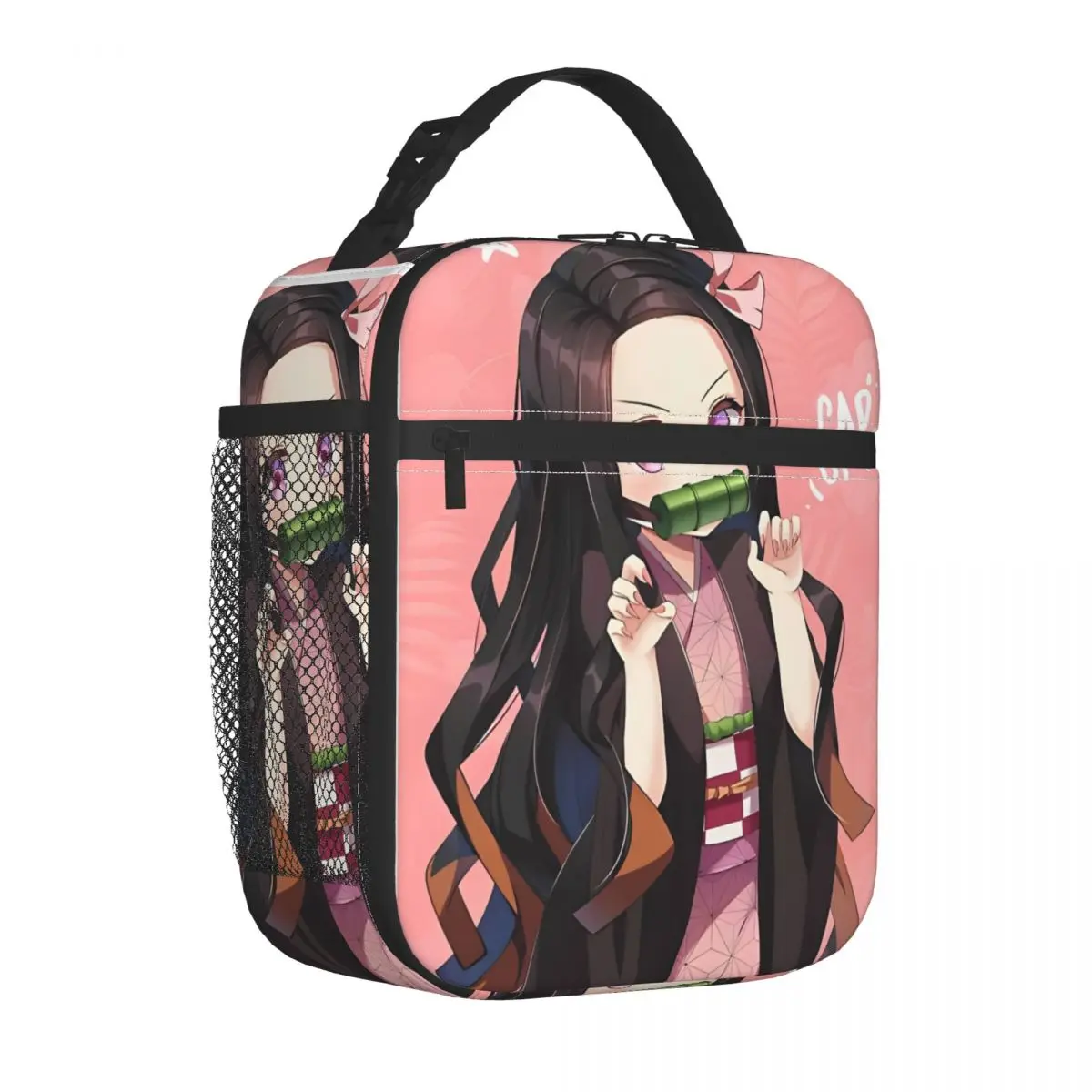 

Nezuko Kamado Anime Insulated Lunch Bags Leakproof Demon Slayer Lunch Container Cooler Bag Lunch Box Tote School Picnic Food Bag