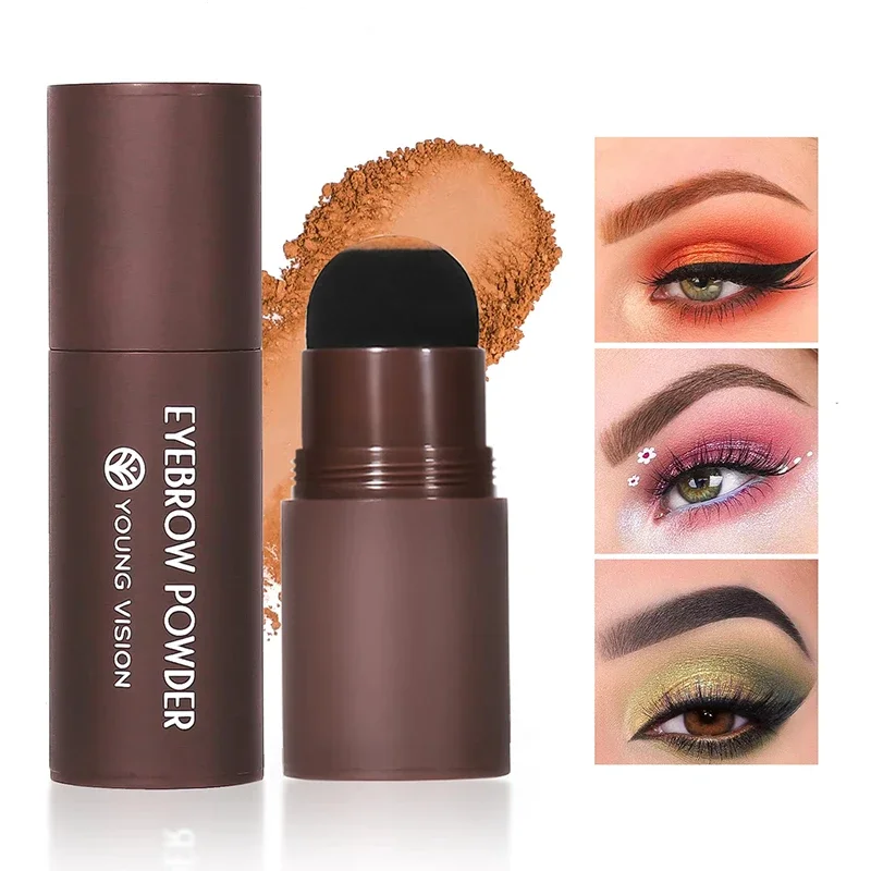 Augenbrauen-Stempel-Schablonen-Set – 1-teiliges Augenbrauen-Stempel-Formungsset, langlebig, wasserfest, Augenbrauen-Make-up, Augenbrauenform mit 10 Stück
