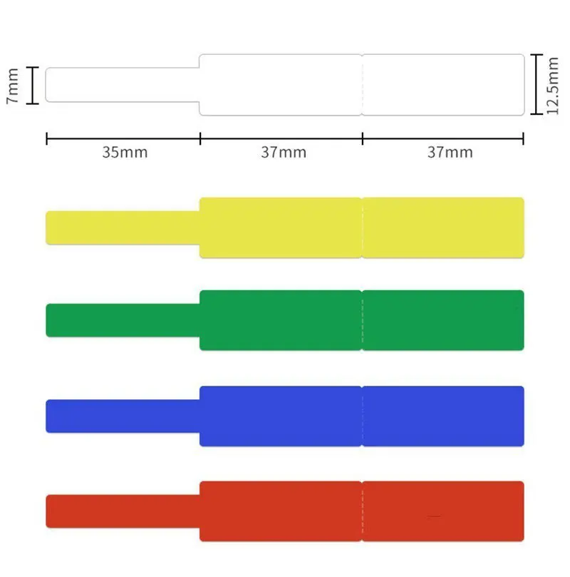 Impressora Portátil Phomemo, Papel Etiqueta Térmica, Adesivo Impermeável para Casa Rede Escola e Escritório, D30, D30S, D35, Q30, várias cores